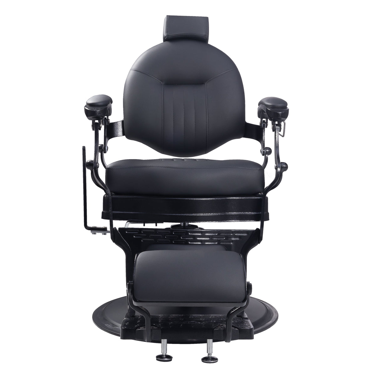 Modern Barber Chair, Stainless Steel, The Visionary 8829